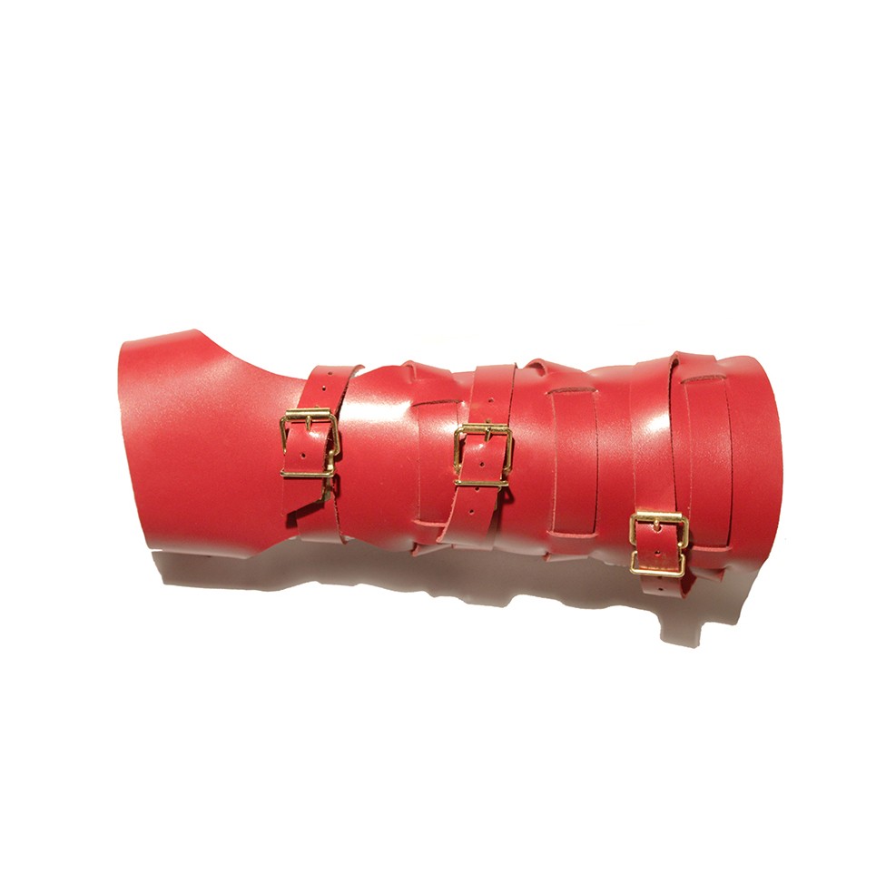 Red Leather Hand Splint